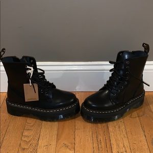 Dr. Martens Black Jadon Platform Boots